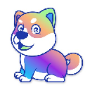 Holographic Doge logo