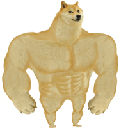 Swole Doge logo