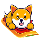 Shiba Surfer logo