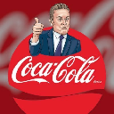 ELON BUYS COKE COLA logo