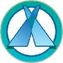 Round X logo