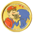 MarioandSonicKissBitcoin100K logo