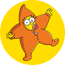 Maggie Simpson logo