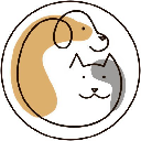 dog in cats world logo