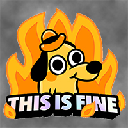 This Is Fine (this-is-fine.meme) logo